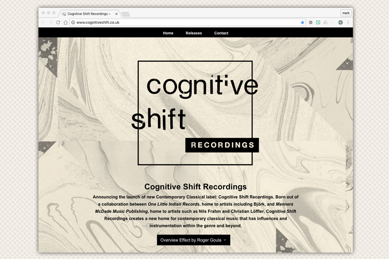 Cognitive Shift Recordings Website